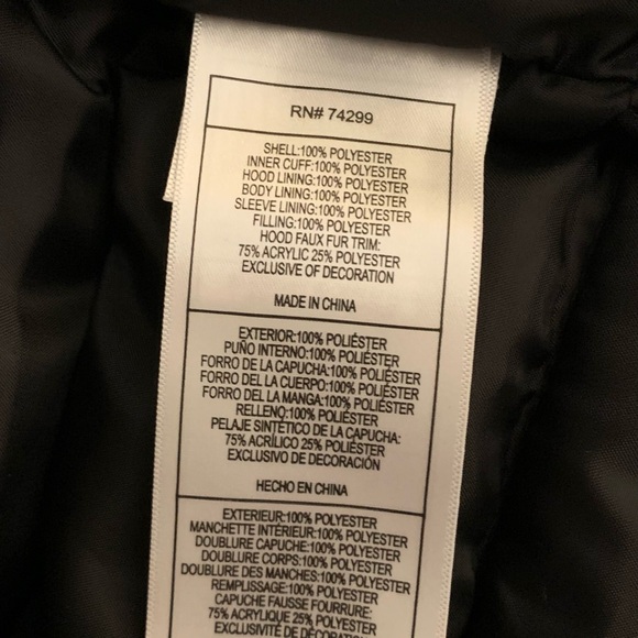 Diesel Youth size 4 Padded Parka w/removable faux fur. New with Tags. - Picture 7 of 8